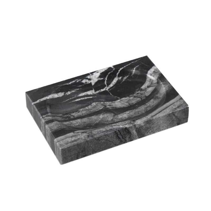 JHNIF Marble Soap Holder Bathroom Balcony Laundry Pool Decor Soap Dish - Image 2